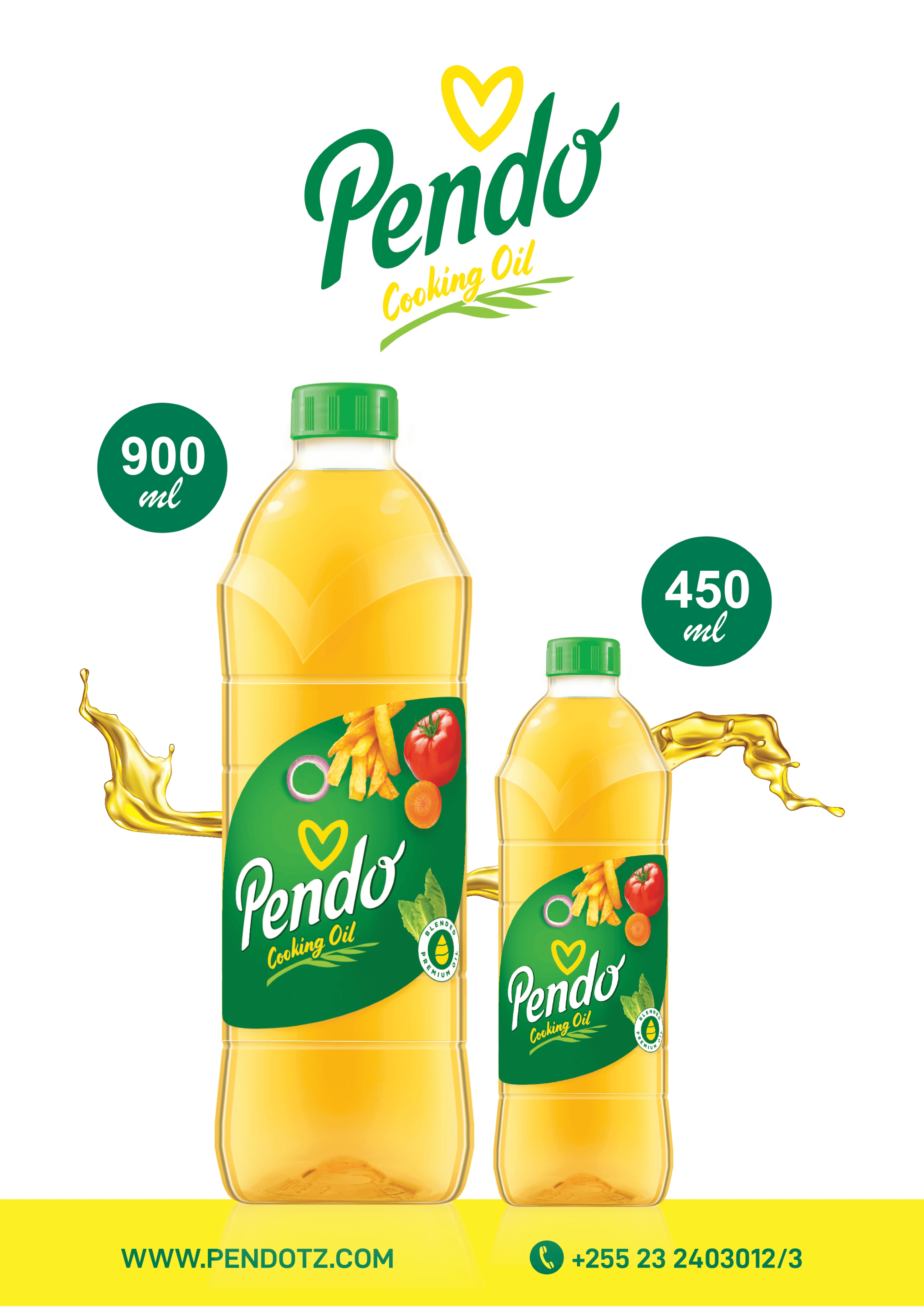 Pendo Cooking Oil Bottles